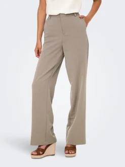 ONLHATTIE-LANA Corte straight tapered Pantalones de pernera ancha