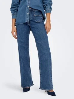 ONLJUICY Cintura alta Corte wide leg Vaqueros
