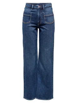ONLJUICY Cintura alta Corte wide leg Vaqueros