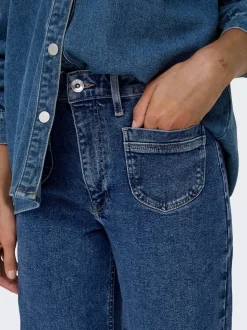 ONLJUICY Cintura alta Corte wide leg Vaqueros