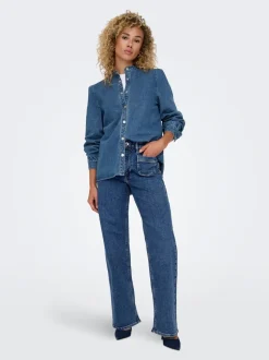ONLJUICY Cintura alta Corte wide leg Vaqueros