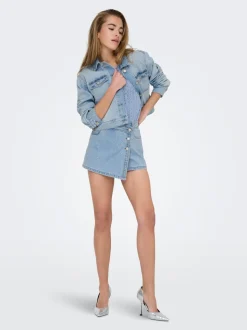 ONLLESLY Denim Falda vaquera Falda corta