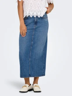 ONLLUMI Denim Falda vaquera Falda midi
