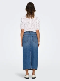 ONLLUMI Denim Falda vaquera Falda midi