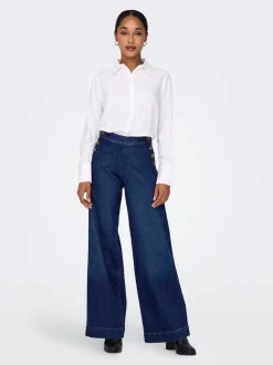 ONLMADISON Cintura alta Corte wide leg Vaqueros