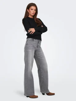 ONLMADISON Cintura alta Corte wide leg Vaqueros