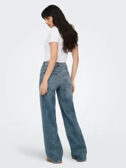 ONLMADISON Cintura alta Corte wide leg Vaqueros