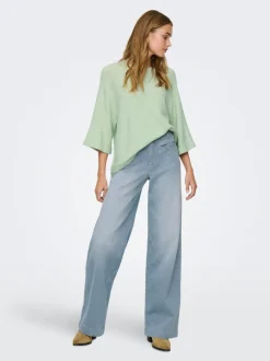 ONLMADISON Cintura alta Corte wide leg Vaqueros