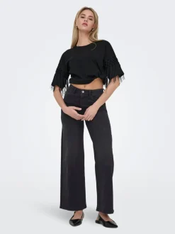 ONLMADISON Cintura alta Corte wide leg Vaqueros