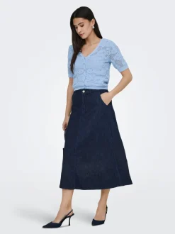 ONLMINDY Denim Falda vaquera Falda larga