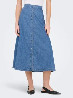 ONLNOEMI Falda vaquera Falda midi