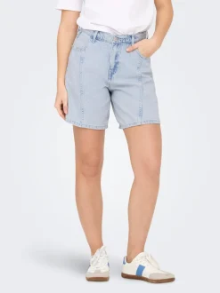ONLREBECCA Cintura media Corte regular Shorts vaqueros