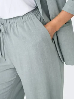 ONLSIESTA Corte straight Lino Pantalones