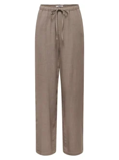 ONLSIESTA Corte straight Lino Pantalones
