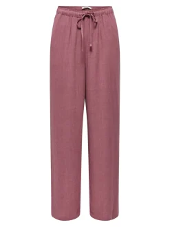ONLSIESTA Corte straight Lino Pantalones