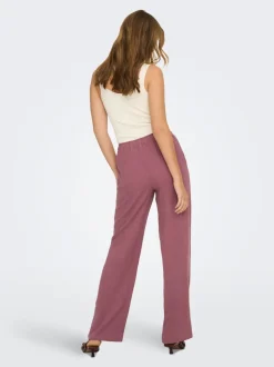 ONLSIESTA Corte straight Lino Pantalones