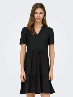 ONLTIRI-GOA Lino Vestido corto