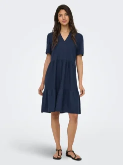 ONLTIRI-GOA Lino Vestido corto