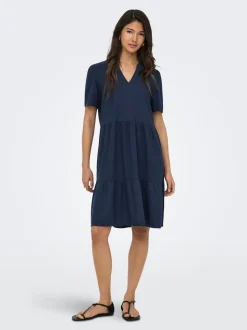 ONLTIRI-GOA Lino Vestido corto