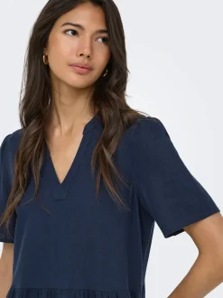 ONLTIRI-GOA Lino Vestido corto