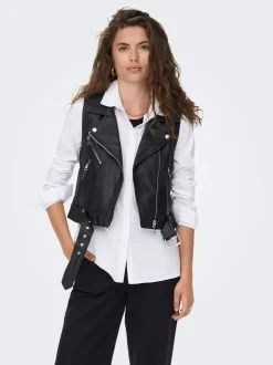 ONLVERA Chaqueta de cuero sintético