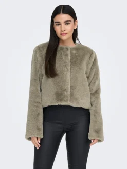 ONLVIDA Chaqueta de pelo sintético