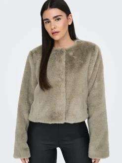 ONLVIDA Chaqueta de pelo sintético