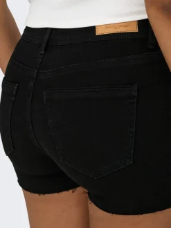 ONLWAUW Cintura media Corte regular Shorts vaqueros