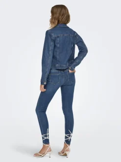 ONLWAUW Cintura media Corte skinny Vaqueros