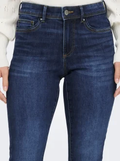 ONLWAUW Cintura media Corte skinny Vaqueros