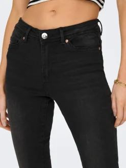 ONLWAUW Cintura media Corte skinny Vaqueros