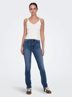 ONLWILLOW Cintura alta Corte slim Vaqueros