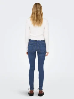 ONLWOW Cintura media Corte skinny Vaqueros