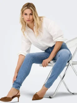 ONPAOLA Cintura alta Corte skinny Vaqueros