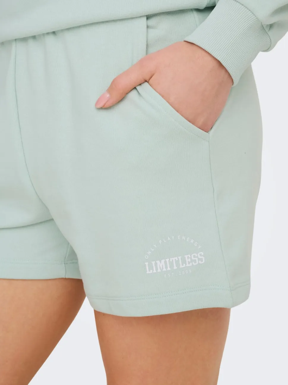 ONPCAVA Cintura alta Corte loose Shorts de chándal