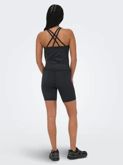 ONPJAM-2-POPPY Cintura alta Corte tight Shorts
