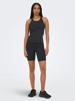 ONPJAM-2-POPPY Cintura alta Corte tight Shorts