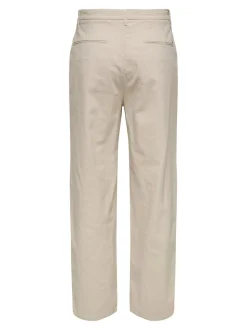 ONSBOB Corte loose Lino Pantalones