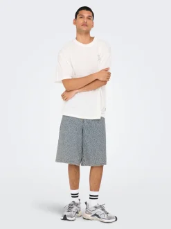ONSCARL Cintura media Corte balloon Shorts con 5 bolsillos