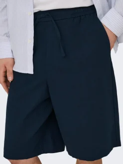 ONSDAVES Corte wide leg Lino Shorts