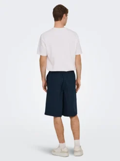ONSDAVES Corte wide leg Lino Shorts