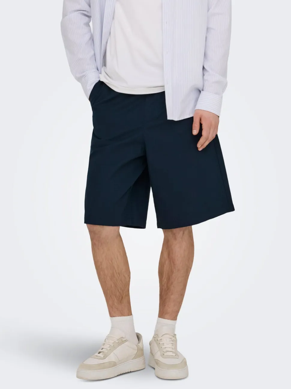 ONSDAVES Corte wide leg Lino Shorts