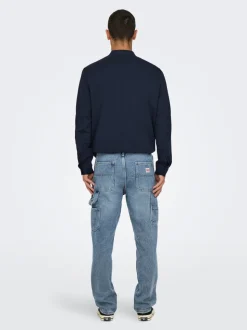 ONSEDGE Cintura media Corte straight Vaqueros