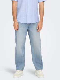 ONSFADE Cintura media Corte loose Vaqueros