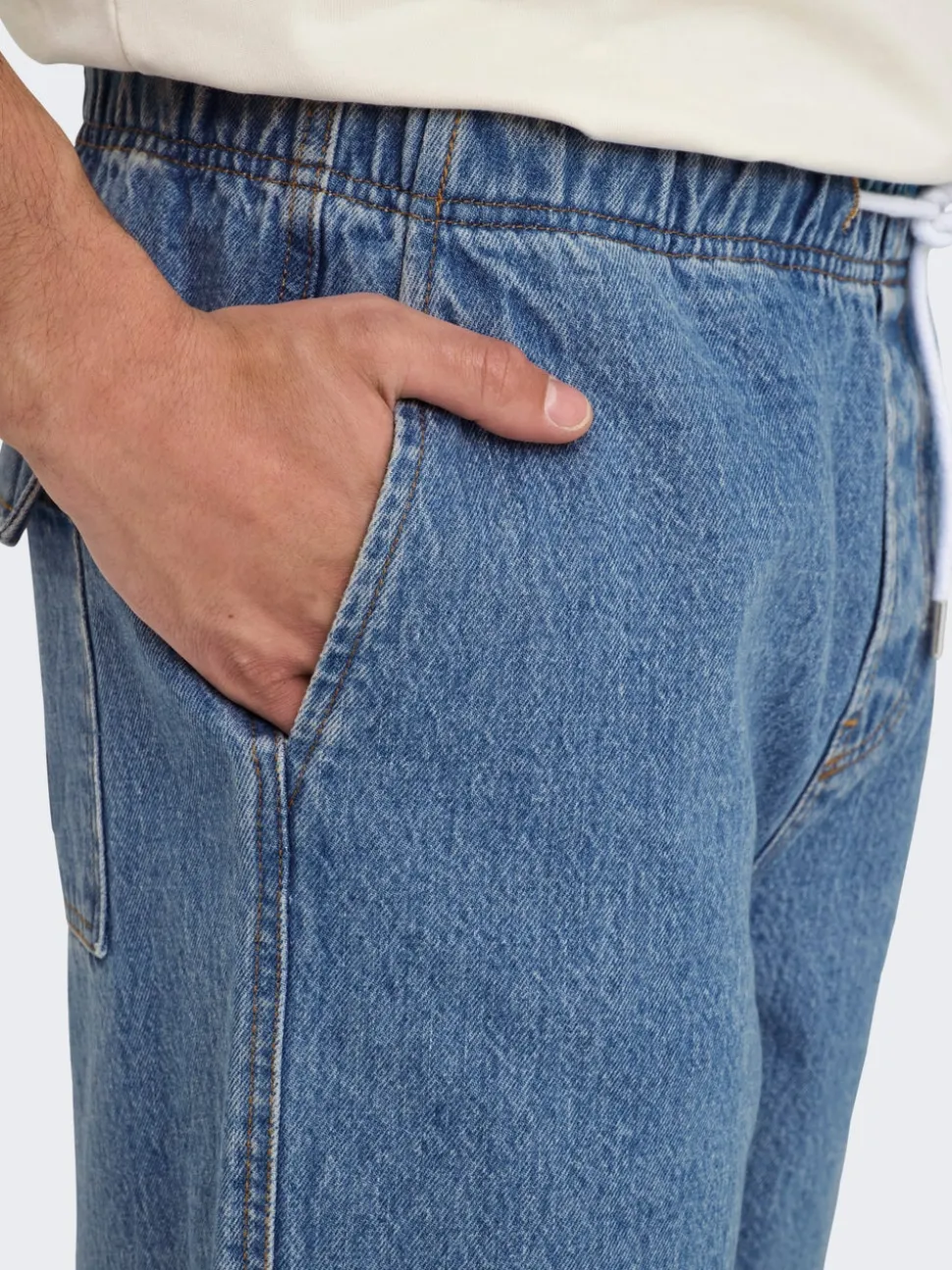 ONSFADE Cintura media Corte loose Shorts estilo cargo