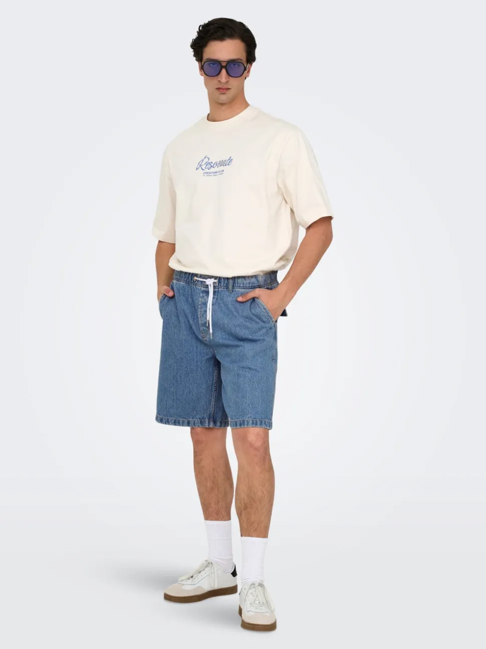 ONSFADE Cintura media Corte loose Shorts estilo cargo