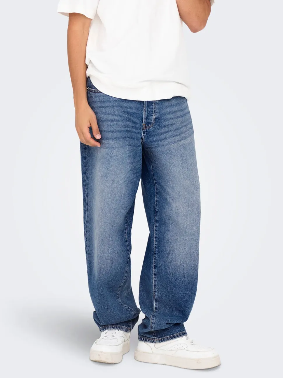 ONSFADE Cintura media Corte loose Vaqueros