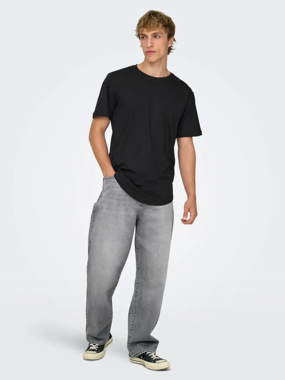 ONSFADE Talle medio Corte loose Strecth Vaqueros