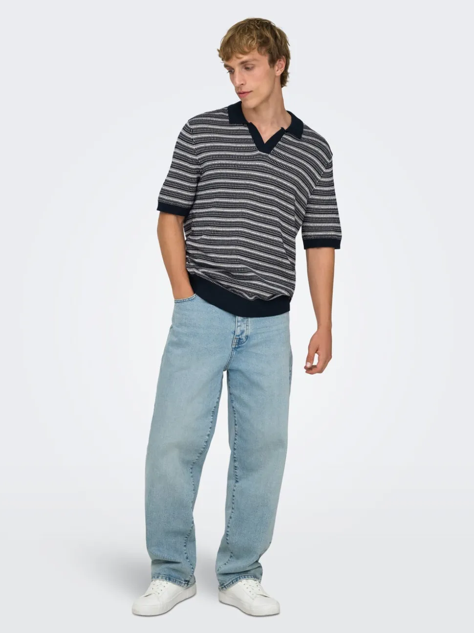 ONSFADE Talle medio Corte loose Strecth Vaqueros