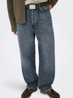 ONSFADE Talle medio Corte loose Vaqueros